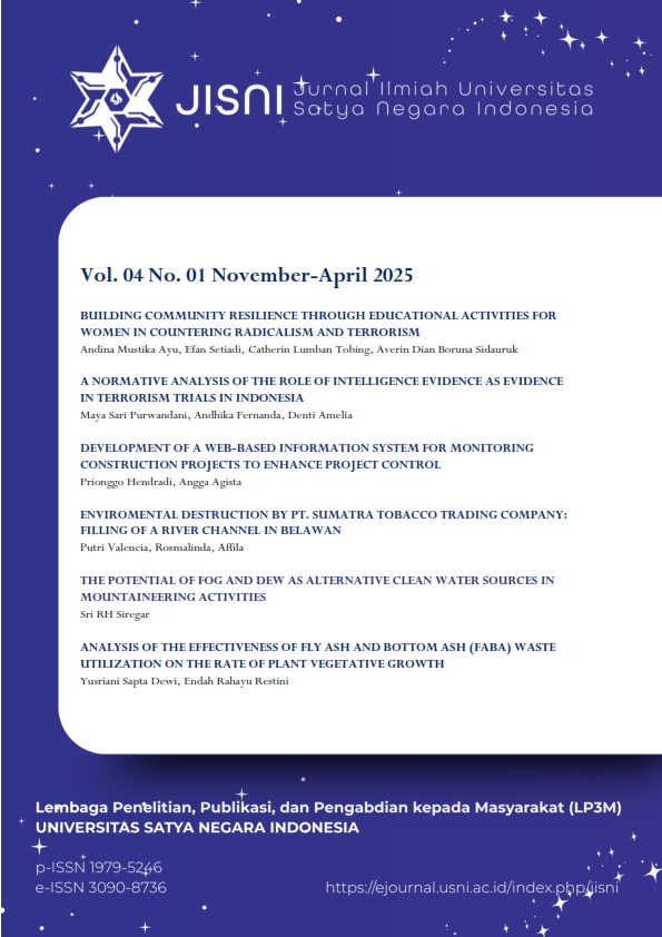 					View Vol. 4 No. 1 (2025): November 2024 - April 2025
				